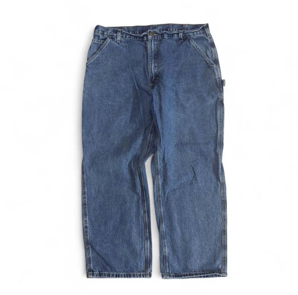 Carhartt B13 DPS Original Dungaree Fit Size 40 x 30 Blue Denim Carpenter Jeans